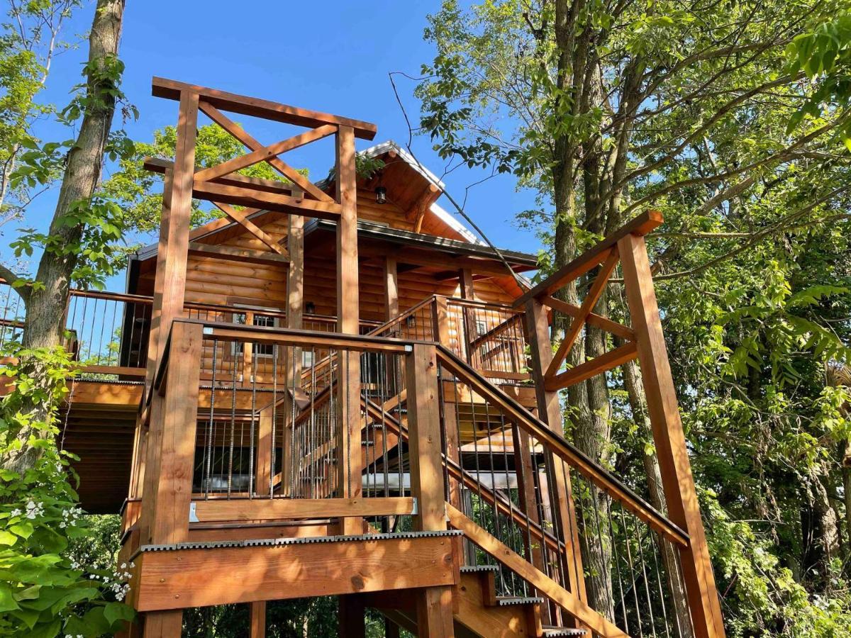 Cricket Hill Treehouse By Amish Country Lodging Millersburg Exterior foto